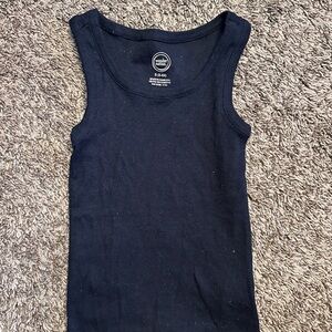 Wonder Nation Black Ribbed Tank